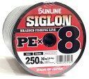 饤  PE X8 30(250lb/120.0kg) 50mϢ 8ǲPE饤 ޥ顼10m5 SUNLINE SIGLON