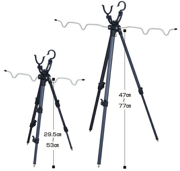 プロックス フィッシング三脚 2way 3段50cm / 2段75cm PX769350D / PX769375D PROX OGK