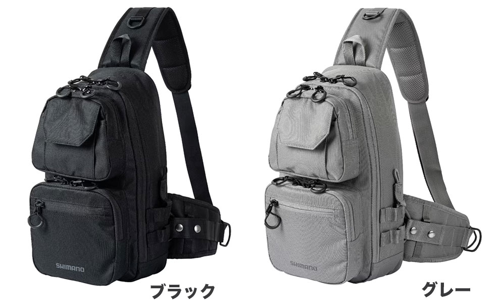 シマノ タフスリング BS-225W Mサイズ(11×21×39cm) ブラック/グレー shimano