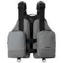シマノ デタッチャブルアクトベスト VF-046V グレー フリー shimano ゲームベスト フローティングベスト ライフジャケット 救命胴衣