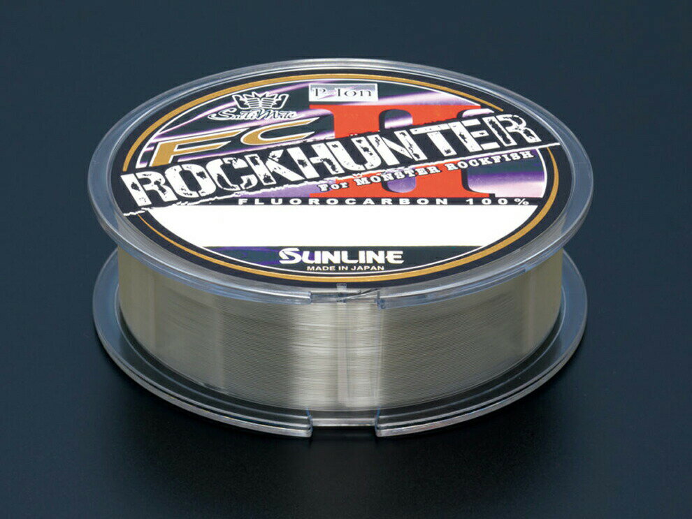 サンライン ソルティメイト FCロックハンター (2) 2/2.5/3/3.5/4号 100m フロロカーボンライン