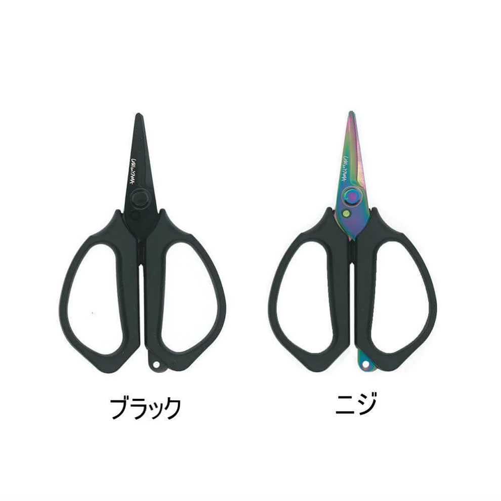 海吉 オクトス ラインハサミウルトラ PE-120Pro ブラック/ニジ 49.5g 120mm×78mm×1.1mm