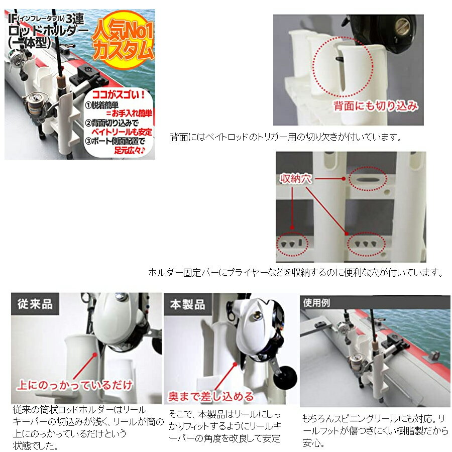 IF3連ロッドホルダー 一体型 BM-RRH-SET-IF 20Z0171