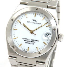 IWC インヂュニア 腕時計（メンズ） 【クーポン利用で最大3万円割引 数量限定】 【ポイント7倍 5/2-5/8】 IWC インターナショナルウォッチカンパニー インヂュニア 3521ー001 ホワイト文字盤 SS ステンレススチール 腕時計 自動巻 メンズ 送料無料 【未使用】241001011399