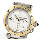 パシャ 【ポイント10倍 3/27 2時まで】 Cartier カルティエ パシャ 38MM W31035T6 シルバー文字盤 SS ステンレススチール K18YG 750 イエローゴールド コンビ 腕時計 自動巻 メンズ 送料無料【仕上済】241001011832