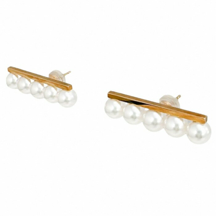 TASAKI タサキ バランス プラス アコヤパール ピアス K18YG 750 イエローゴールド パール 耳飾り 真珠 アクセサリー レディース 送料無料 240101696909 ▲のサムネイル