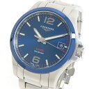 【最大10万円割引クーポン 数量限定 5/1-5/3】 LONGINES ロンジン コンクエスト V.H.P L3.719.4.96.6 ブルー文字盤 SS ス...