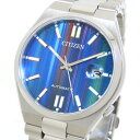【ポイント15倍& 最大10万円割引クーポン数量限定】CITIZEN シチズン ツヨサ コレクション NJ0151-53W ブルー系文字盤 SS ステンレススチール 腕時計 自動巻メンズ 送料無料 241001017477(2)
