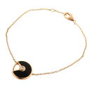 【クーポン利用で最大3万円割引 数量限定 8/1~8/11】 CARTIER カルティエ アミュレット ドゥ カルティエ XS オニキス ダイヤ ブレスレット ...