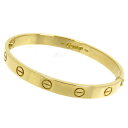 【クーポン利用で最大3万円割引 数量限定 8/1~8/11】 Cartier カルティエ ラブ ブレス K18YG 750 イエローゴールド ブレスレット バン...