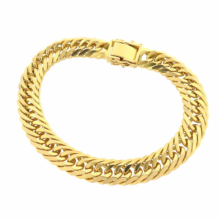 【クーポン利用で最大10万円割引 数量限定 11/20 20時から】 喜平 8面 T トリプル ブレスレット K18YG 50.3g 18.5cm 造幣局検定刻印 キヘイ イエローゴールド 750 k18 50g 18cm アクセサリー 送料無料 241001024094