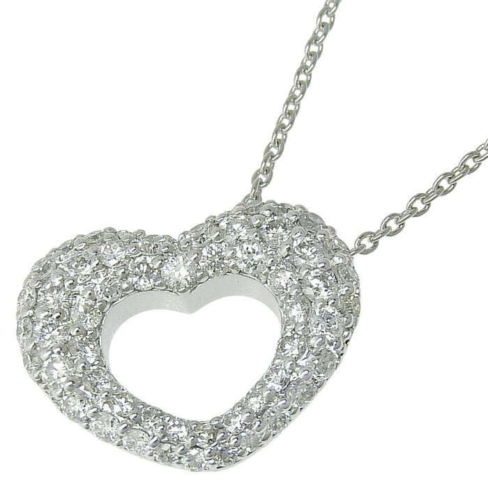 PONTE VECCHIO ポンテヴェキオ エモツィオーネ ダイヤ ネックレス K18WG 750 ホワイトゴールド ダイヤ..