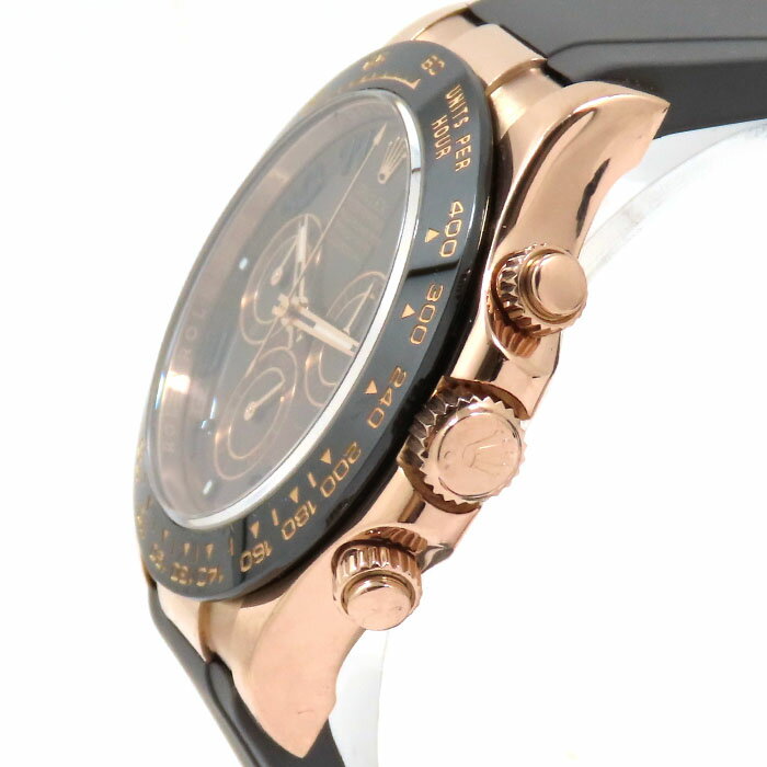 【クーポン利用で最大10万円割引 数量限定】 ROLEX ロレックス コスモグラフ デイトナ 116515LN ランダム チョコレートブラウン文字盤 K18ERG 750 エバーローズゴールド ピンクゴールド ラバー 社外ベルト 自動巻 メンズ 腕時計 送料無料 241001025586