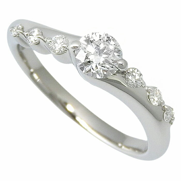 Rakuten - 【最大10万円割引クーポン 数量限定】 STAR JEWERLY スタージュエリー デザイン ダイヤ リング Pt950 プラチナ ダイヤモンド 0.266ct 0.10ct 6号 指輪 3.8g アクセサリー レディース 送料無料 241100102402 ★