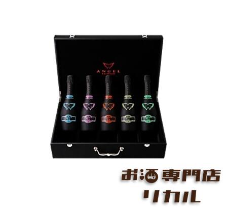 【正規輸入品】 エンジェル シャン・ドゥ・ラ・リュミエール アタッシュ ヘイロー 750ml 5本セット シャンパン ギフト 記念日 インスタ映え 高級シャンパン キャバクラ 可愛いシャンパン ガールズバー 正月 母の日 父の日 お中元 お歳暮 クリスマス バースデー 周年 生誕祭 osake-recur-10000345 お酒専門店リカル 楽天市場店 パッケージ画像