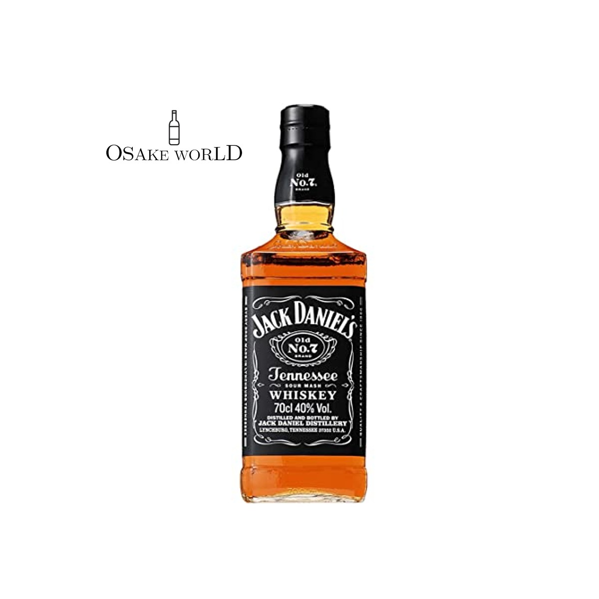 ジャックダニエルブラック Old No.7 アサヒビール バーボン テネシーウィスキー モルト グレーン 40度 700ml 送料無料