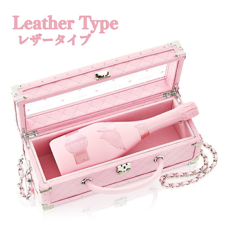 エンジェルシャンパン ドゥミセックロゼ BOX付　レザータイプ / ファータイプ　750ml　正規品 Angel Champagne Demi-sec Rose Leather/Fur type ピンク エンジェルシャンパン BOX付 箱付 箱入り エンジェルピンク 高級シャンパン フランス シャンパーニュ ギフト osakeichiba-10000561 お酒市場 楽天市場店 サンプル画像2