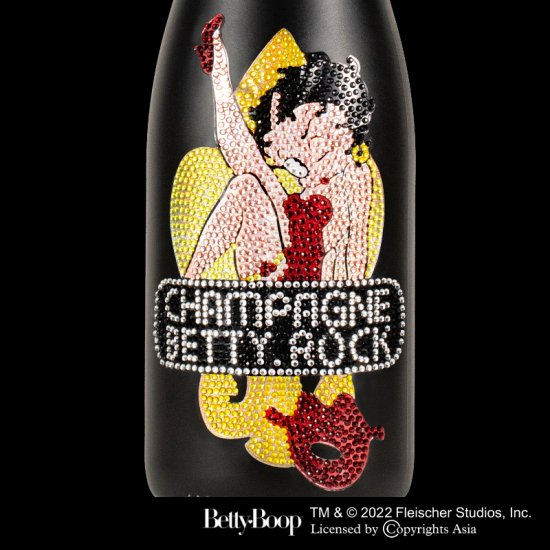 ディーロック BETTY.ROCK BLACKベティロックブラック 750ml　正規品 フランス シャンパーニュ ベティブープ コラボ商品 BOX付 Dロック シャンパン　ディーロックベティ D.ROCK ベティブラック osakeichiba-10000316 お酒市場 楽天市場店 サンプル画像2