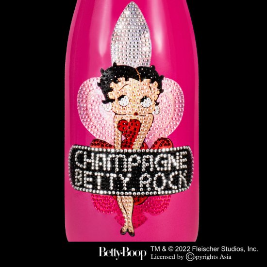 ディーロック ベティロックピンク 750ml　正規品　 D.Rock BETTY.ROCK PINK　フランス シャンパーニュ ベティブープコラボ商品 BOX付　dロック シャンパン　ディーロックベティ ベティーピンク osakeichiba-10000315 お酒市場 楽天市場店 サンプル画像2