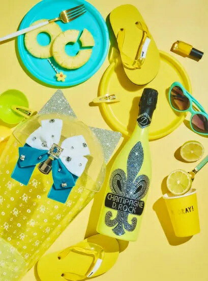 ディーロック PEPPY GLACIER YELLOW ペピー グラシア イエロー 750ml　正規品 あす楽 最短翌日着 猫耳リボン BOX入 箱付き 箱入り　D.Rock Champagne　ペピー イエロー osakeichiba-10000522 お酒市場 楽天市場店 サンプル画像3