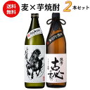焼酎 麦×芋焼酎飲み比べセット 900ml×2本 送料無料 御祝 御礼 母の日 父の日 敬老の日 御中元 御歳暮 御年賀 内祝 出産内祝 誕生日祝 結婚祝 婚約祝 退職祝 卒業祝 還暦祝 古希祝 傘寿祝 喜寿祝 ご挨拶 年末 年始 新年 感謝 贈り物 プレゼント ギフト 人気 壽 御供 仏事(4)
