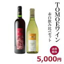 TOMOE　赤白飲み比べセット　750ml×2本【マスカットベリーA　シャルドネクリスプ】【ギフト箱入り】【送料無料一部地域を除く】 【三次..