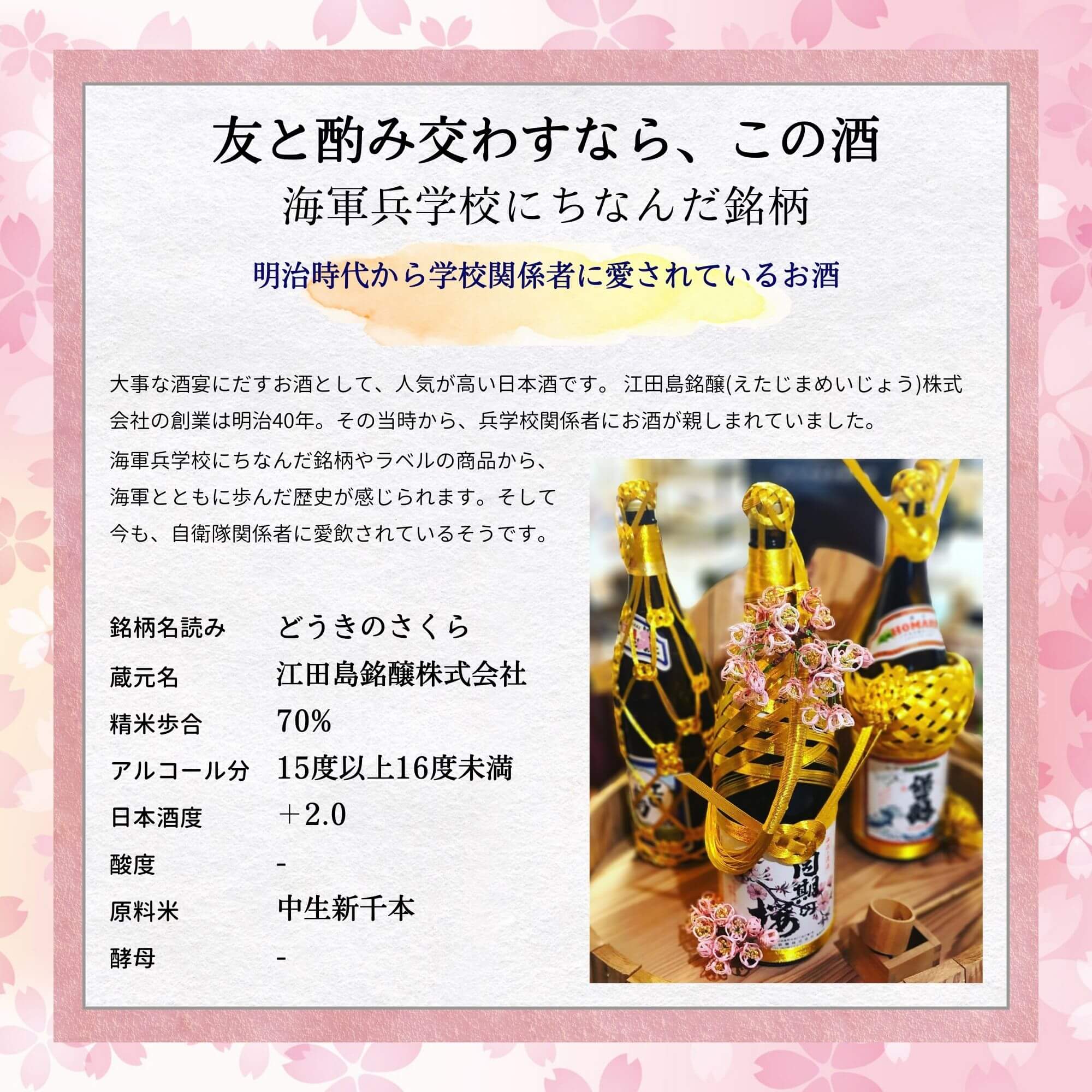同期の桜(どうきのさくら) 上撰300ml×6...の紹介画像3
