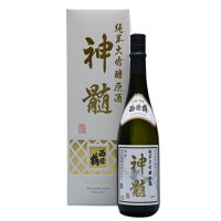 西條鶴 純米大吟醸 原酒 神髄（化粧箱付） 720ml【ギフト　プレゼント】【広島　日本酒　木箱】【西條鶴酒造　サイジョウツル　さいじょうつる】