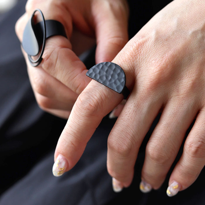 【メール便送料無料】 指輪 アクセサリー 金属アレルギー対応 ニッケルフリー 真鍮 リング マット  ...