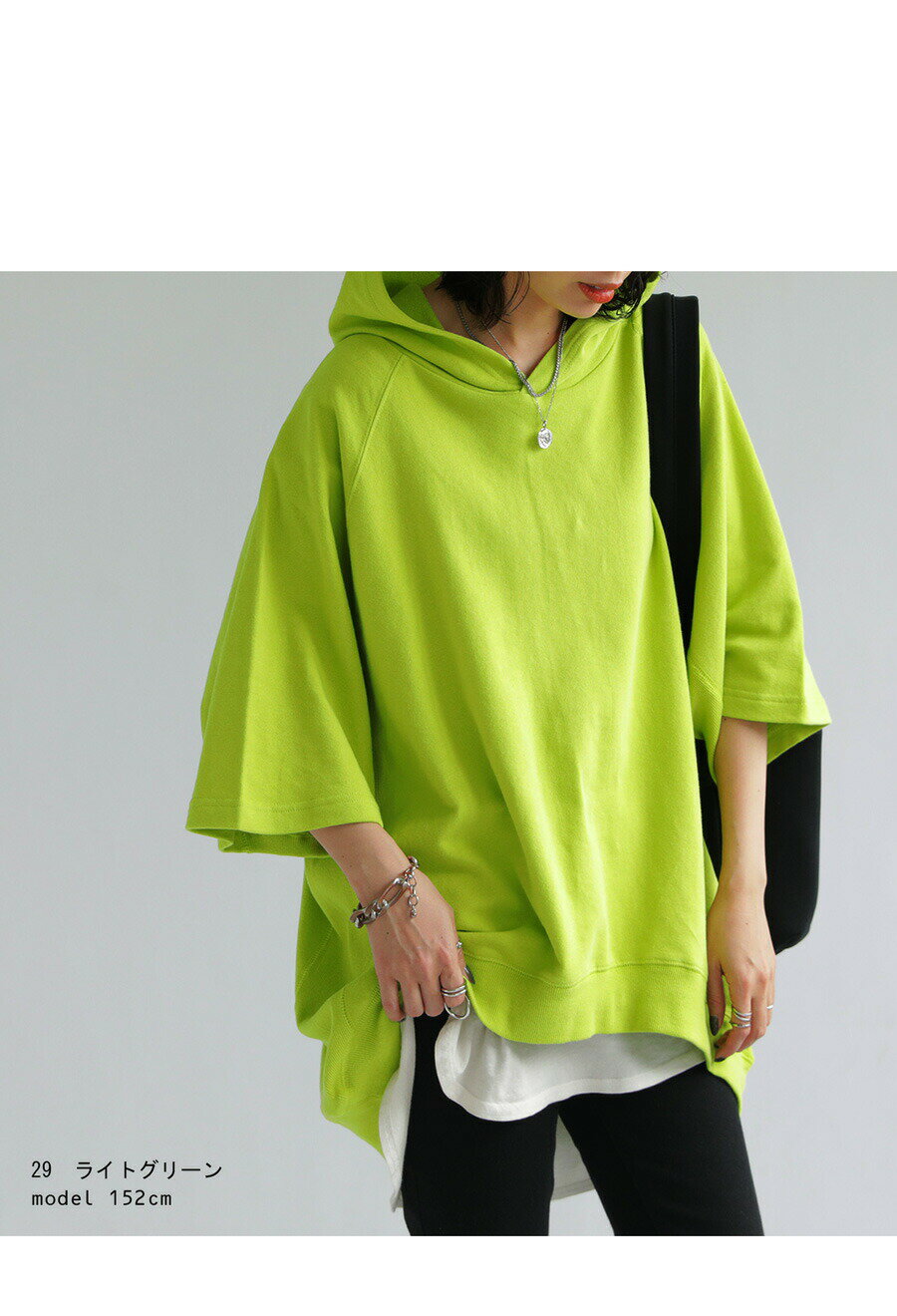 アウトレット 50%OFF フード付きパーカー パーカー レディース トップス 半袖・メール便不可（3枚目）