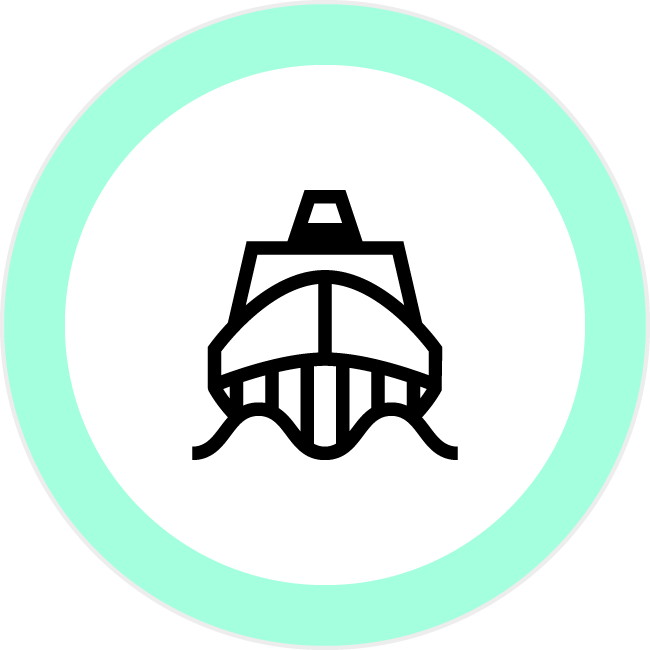 船 高速船 6mm アイコン 交通 乗り物 旅行 クルーザー 小さい はんこ ハンコ イラスト カレンダー 浸透印 シャチハタ式 [7562057]