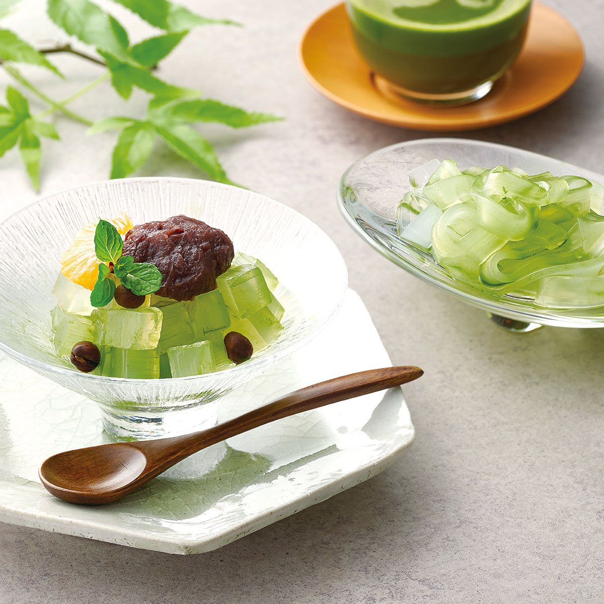 茶彩菓 お茶屋のあんみつ・京くずきり「貴船」 送料無料 お中元 ギフト 贈り物 プレゼント あんみつ くずきり 貴船 和菓子 和甘味
