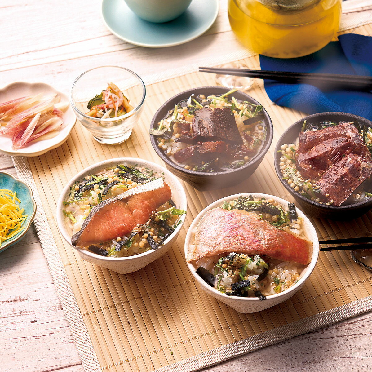出汁茶漬け御膳 4種セット ADT-04 送料無料 お中元 ギフト 贈り物 プレゼント お茶漬け 出汁 だし茶漬け セット