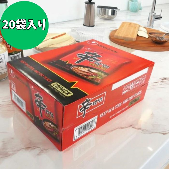 農心 辛ラーメン 20袋入 インスタント クセになる辛さ 大容量