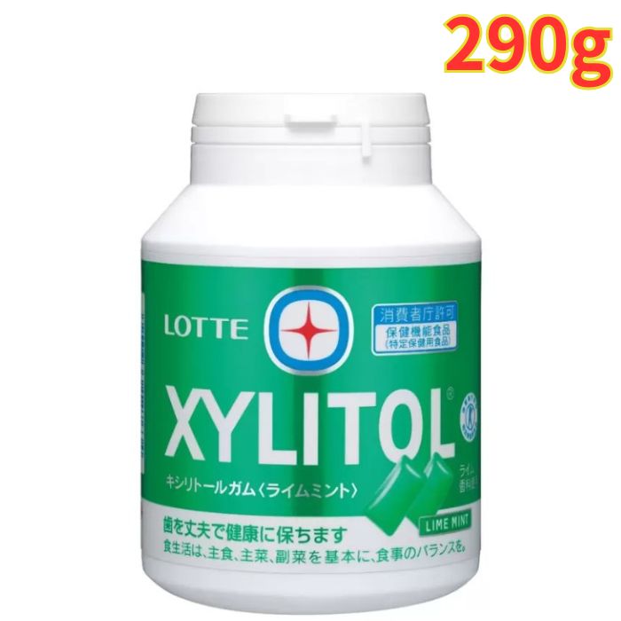 Rakuten - キシリトール ライムミント ガム 290g 1個 健康 手軽 お徳用 大容量