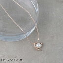 ネックレス ニッケルフリー ロゼシルバー ハート パール ストーン ショートネックレス | OSEWAYA アクセサリー レディース 女性 大人 プレゼント ギフト 結婚式 誕生日 オシャレ かわいい(4)