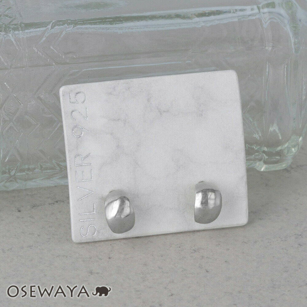 Sterling Silver 925 Round Hoop-Style Post Earrings | OSEWAYA Accessories for Women, Adults, Gift, Birthday