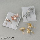 Classy GARDEN ヘアカフ ミニセットカフ フラワー メタル カラー ストーン ウェーブ 3個セット ヘアポニー ポニーフック | OSEWAYA ヘアアクセサリー ヘアアクセ レディース 女性