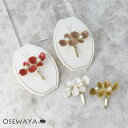 ヘアカフ 花 フラワー パール メタル ヘアポニー ポニーフック | OSEWAYA ヘアアクセサリー ヘアアクセ レディース 女性 大人 プレゼント ギフト 結婚式 カジュアル オシャレ