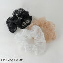 シュシュ スパンコール チェック チュール ヘアゴム ヘアポニー | OSEWAYA ヘアアクセサリー ヘアアクセ レディース 女性 大人 プレゼント ギフト ...
