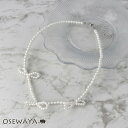 【楽天スーパーSALE 半額】ネックレス ニッケルフリー beads accessories ビーズ パール トリプル リボン ショートネックレス | OSEWAYA アクセサリー レディース 女性 大人 プレゼント ギフト 結婚式 誕生日 可愛い(4)