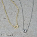 ネックレス ニッケルフリー メタル キュービックジルコニア サークル チェーン プチネックレス | OSEWAYA ヘアアクセサリー ヘアアクセ レディース 女性 大人 プレゼント ギフト 結婚式