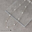 ネックレス ニッケルフリー ロゼシルバー ドット パール チェーン ショートネックレス | OSEWAYA アクセサリー レディース 女性 大人 プレゼント ギフト 結婚式 誕生日 おしゃれ オシャレ かわいい