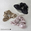 シュシュ リボン 無地 ヘアゴム ヘアポニー | OSEWAYA ヘアアクセサリー ヘアアクセ レディース 女性 大人 プレゼント ギフト 結婚式 カジュアル ...