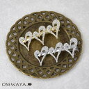ヘアクリップ ニッケルフリー トリプル ハート パヴェ ミニ ストーン | OSEWAYA ヘアアクセサリー ヘアアクセ レディース 女性 大人 プレゼント ギフト 結婚式 カジュアル オシャレ
