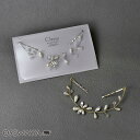 【5/9夜限定20%OFFクーポン】Classy ヘッドドレス メタル ドロップ パール アーモンド ビジュー クリア ビーズ ワイヤー ヘアピン | OSEW...