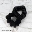 シュシュ ベロア ラメ 2個セット ヘアゴム ヘアポニー | OSEWAYA ヘアアクセサリー ヘアアクセ レディース 女性 大人 プレゼント ギフト 結婚式 ...