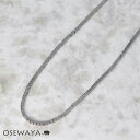 【送料無料】ネックレス ステンレス シルバー メタルビーズ キューブ ショートネックレス | OSEWAYA アクセサリー レディース 女性 大人 プレゼント ギフト 結婚式 誕生日 おしゃれ オシャレ かわいい 可愛い
