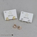 【500円OFFクーポン配布】【送料無料】ピアス ニッケルフリー メタル クロス 梨地 ワンタッチ スムースタッチ フープピアス | OSEWAYA アクセサリー レディース 女性 大人 プレゼント ギフト 結婚式 誕生日 おしゃれ オシャレ かわいい 可愛い(4)