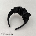 カチューシャ ボリューム フリル ベロア風 ワイドカチューシャ | OSEWAYA ヘアアクセサリー ヘアアクセ レディース 女性 大人 プレゼント ギフト 結婚式 カジュアル おしゃれ オシャレ かわいい 可愛い